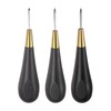 HARFINGTON Handwork Sewing Awl Set 3-5mm Rhombus Curved Taper Stitch