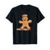 Funny Crowned Gingerbread King Costume for Boys and Girls T-Shirt