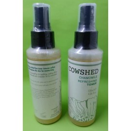 Cowshed 2x COWSHED Chamomile Refreshing Toner Bottles 4.06 each Pump Spray Nozzle SEALED