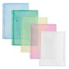 Transparent-Envelope, Expansion Gusset, Punched Pockets, A4, Colour. Sort Foil Cutter