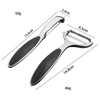 Potato Peeler, Peeler, Ergonomic, Rust-Free Carbon Steel Blade, Versatile &