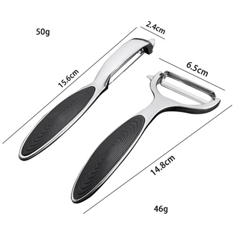 Potato Peeler, Peeler, Ergonomic, Rust-Free Carbon Steel Blade, Versatile &