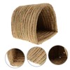 GANAZONO Nest Small Hay Bag Guinea Pig Hideaway Bed Woven