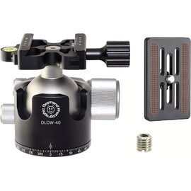 Desmond DLOW-40 40mm Low Profile Ball Head Arca Compatible w Pan Lock for Tripod