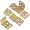 8 Sets Bed Rail Brackets,Metal Bed Connection