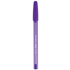 Paper Mate InkJoy 100ST Ballpoint Pens | Medium Point | Purple Ink | 6 Pack | Ultra Smooth Ink