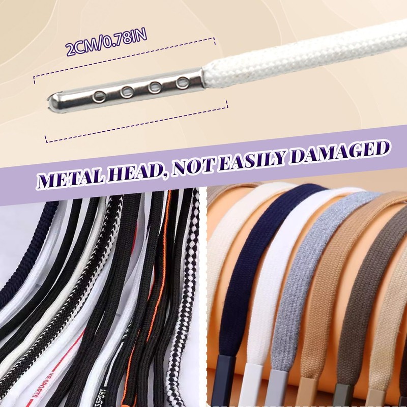 WALWAL 1 Pcs 51 Inch Replacement Drawstrings Cotton Drawstring Cord,