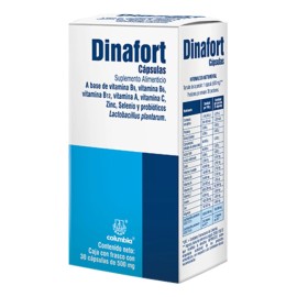 Dinafort Frasco Con 30 Cápsulas Sabor N/a