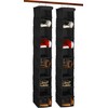 Simple Houseware 2 Pack 10 Shelves Hanging Organizer, Black