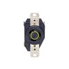Leviton Locking Receptacle 2 Pole, 3 W 20 Amp 125
