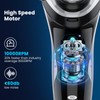 Waterproof Men’s Electric Shaver with Travel Case, Powerful & Quiet,