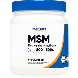 Nutricost Pure MSM Powder 500 Grams (Methylsulfonylmethane)