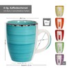 MamboCat, 6-piece. Coffee Cup Set Plain Colourful Tea Large Pot