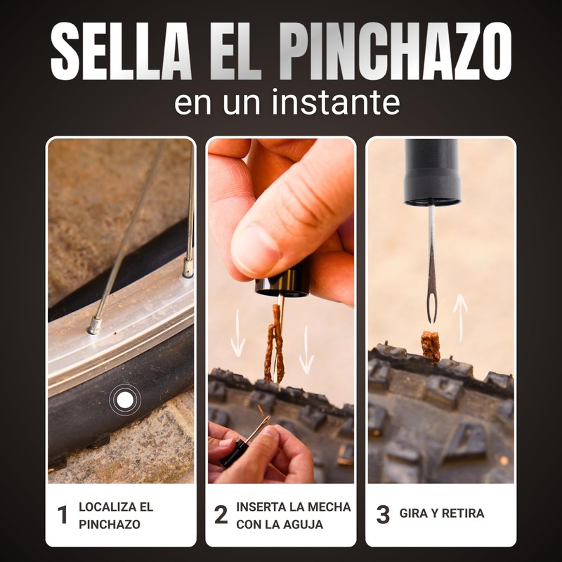 Bike Repair Kit - Includes Repair Kit - 15 Wicks