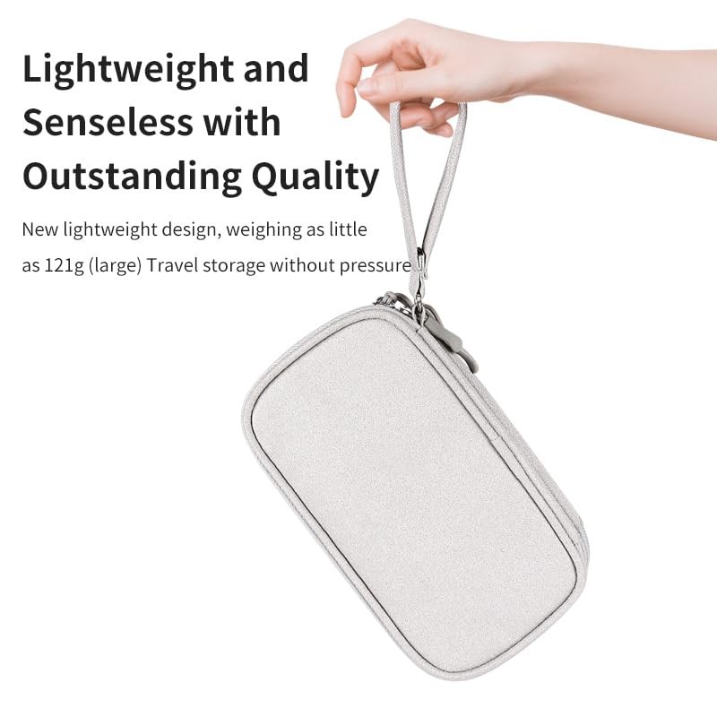 PAPOEEA Cable Bag Electronic Bag Organiser Universal Cable Organiser Bag,