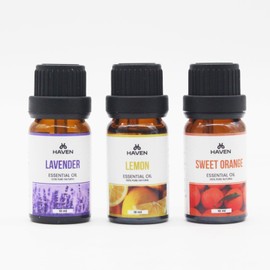 Essential Oil Set for Laundry | 100% Pure Therapeutic Grade Oils | Ideal for Wool Dryer Balls & Oil Diffusers | Includes Lavender, Lemon, Sweet Orange | Eco-Friendly Aromatherapy Gift Set
