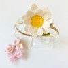 Daisies Hair Bows Set for Babies, Hair Clips and Headband