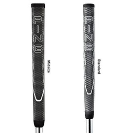 Ping Winn AVS Putter Grip (Grey/White, Midsize Pistol) Golf Grip