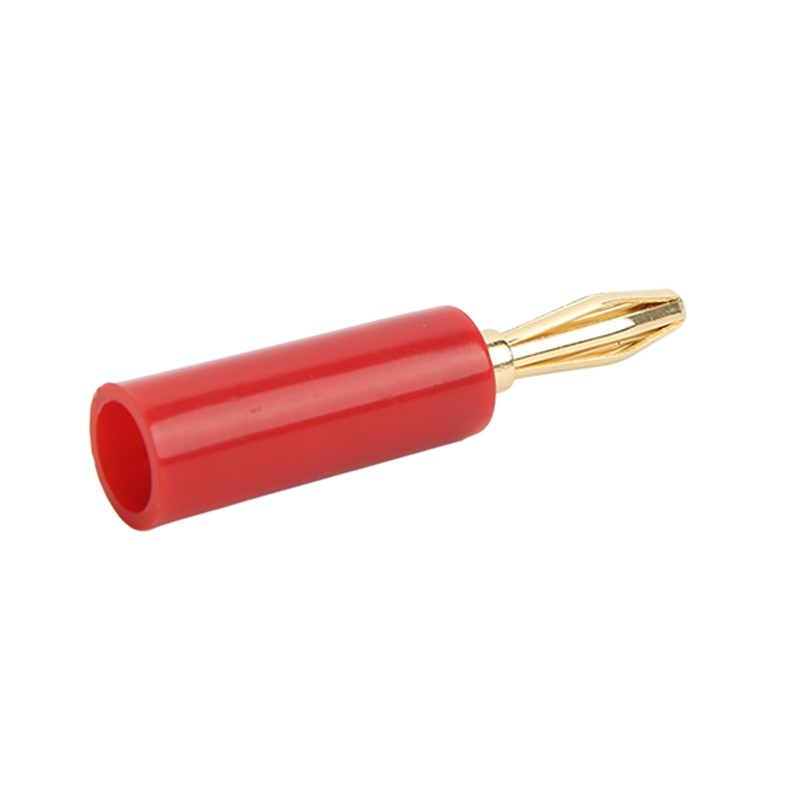 10PCS Banana Plugs 4mm Audio Jack Connector Solderless Six Blade