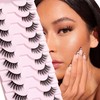 Ahrikiss Half Lashes Natural Look 10 Pairs Wispy Cat Eye