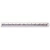 Draper 52191 Aluminium Rule, 300mm x 30mm , Blue