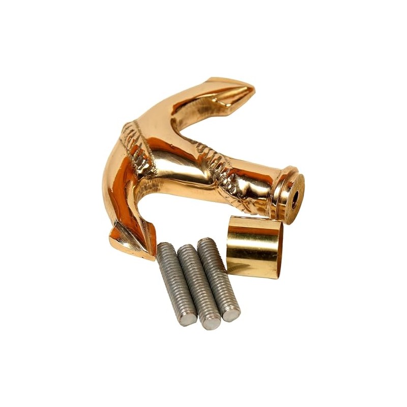 Solid Brass Victorian Anchor Handle Antique Style Vintage Walking Canes