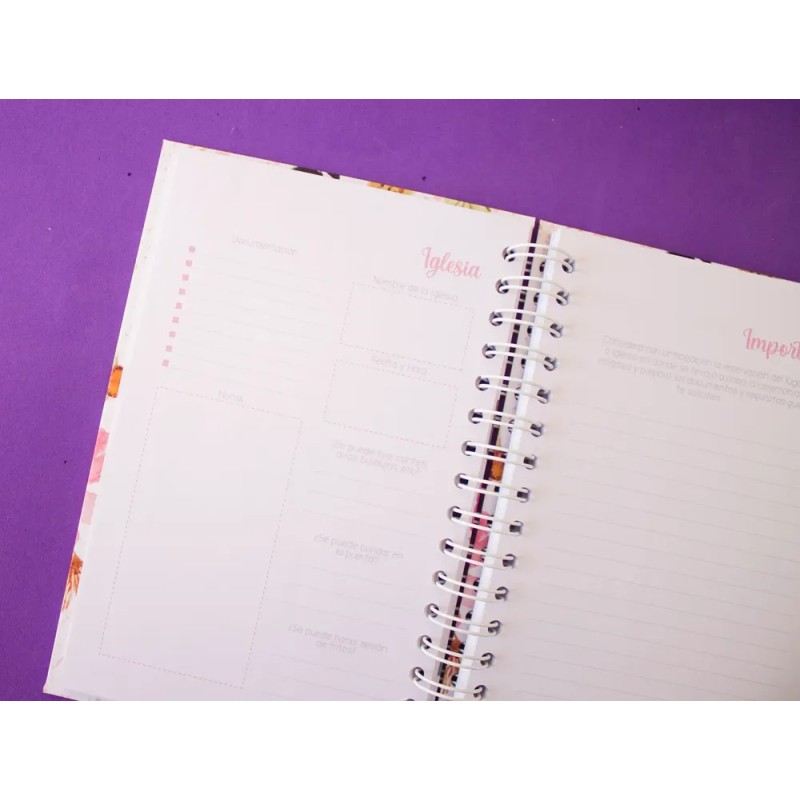 Agenda Para Novia - Wedding Planner - Planeador De Boda