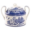 Grace Teaware Bone China Blue Willow Sugar And Creamer Set