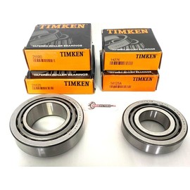 TIMKEN 25580 25520 14125A 14276 Bearing Replacement Set for 7000-lb Trailer Axle