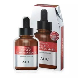 Gita AHC 프리미엄 바이탈C 콤플렉스 마스크팩 27g 10매 /미백앰플/비타민C 순면마스크 AHC Premium Vital C Complex Mask Pack 27g 10 sheets / Whitening Ampoule / Vitamin C Cotton Mask