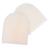 VICASKY 2pcs Loofah Body Scrub Glove Bath Brush Mitts for