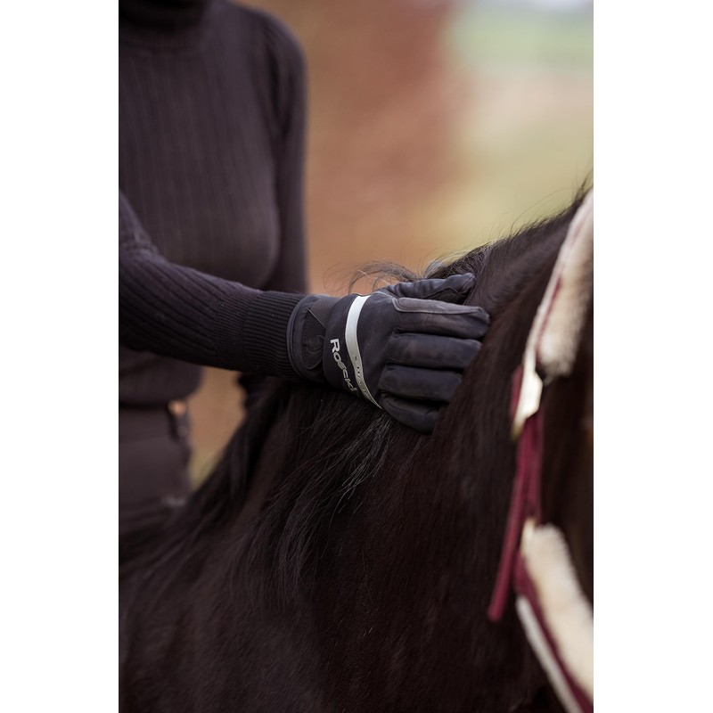 Roeckl Sports Riding Gloves Wynne, Tournament Winter Gloves, Blue 6