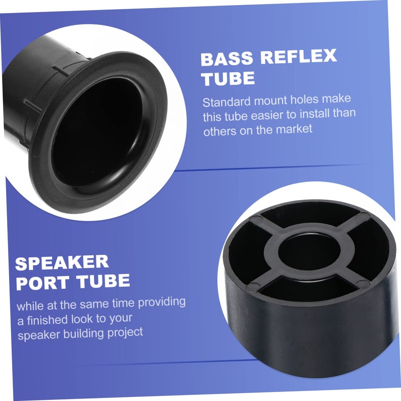 Gatuida 8pcs Bass Reflex Tube Port for Subwoofer Speakers Speaker