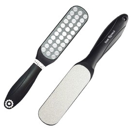 Silk Royale Professional Foot Care Accessories for Pedicure, Double-Sided, Washable, Crystal Rhinestone File Removes Callus, Exfoliation, Foot Hygiene, Silky Care