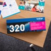 Brother Original Tonerkassette TN-320M magenta (für Brother HL-4140CN, HL-4570CDW, HL-4150CDN,