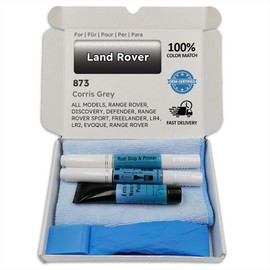 Genuine Colors CORRIS GREY 873 Paint Pen Compatible / Replacement for Land Rover Grey