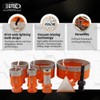 BGTEC Diamond Hole Saw Kit - 8PCS 25/35/50/75/100mm Core Bit