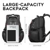 BANGE Large Laptop Backpack 17 inch Durable XL Heavy Duty