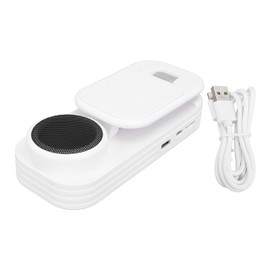 Cell Phone Stand Bluetooth Speaker Table Top Tablet Cell Phone Holder with Speaker White