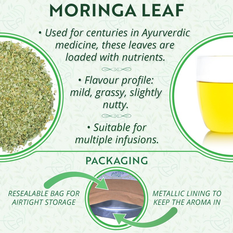 Moringa Loose Leaf Herbal Tea – Dried Leaves of Moringa