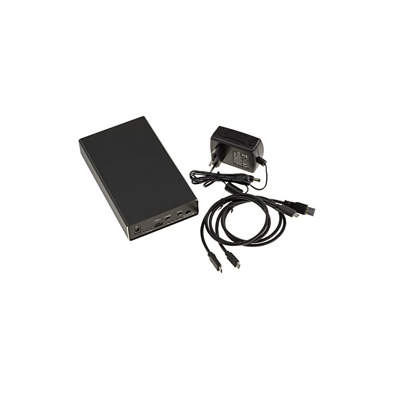 KALEA-INFORMATIQUE Aluminum USB Enclosure for HDD SATA 2.5 3.5 and