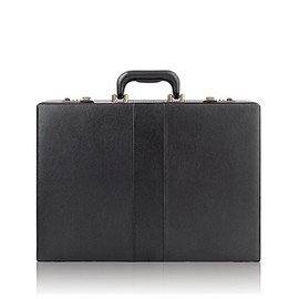 solo Grand Central Attaché Case Briefcase with Combination Locks, Black, One Size