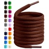 BIRCH's Oval Shoelaces 27 Colors Half Round 1/4" Shoe Laces