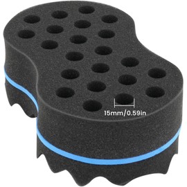 Beauty7 Twist Afro Hair Wide Tooth Hair Brush Double Sided