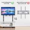unho Universal Against The Wall TV Stand Floor: Free Standing