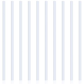 10 Pieces Binding Bars Slide Grip Binding Bars Report Cover A4 Spine Bars for School and Office, 12 Inch, 40 Sheet Capacity (White)