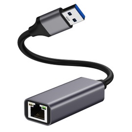 USB Ethernet Adapter, USB 3.0 to1Gbps Gigabit Network Adapter RJ45 LAN Internet Adapter Driver Free Compatible with Switch, MacBook Pro 2022 2020 2018 2016, XPS, TV Box, Steam Deck