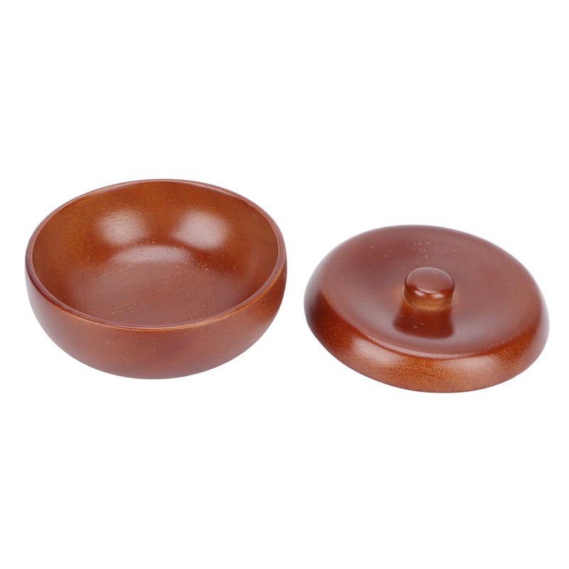 Wooden Shaving Bowl Men Shaving Cream Foam Bowl with Lid