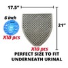 Urinal Mats (10Pack) -Urinal Screen Deodorizer(10 pack) Urinal Cakes Fresh