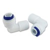 Finerfilters 1/4" Male x 1/4" Push Fit Plastic Elbow Fittings